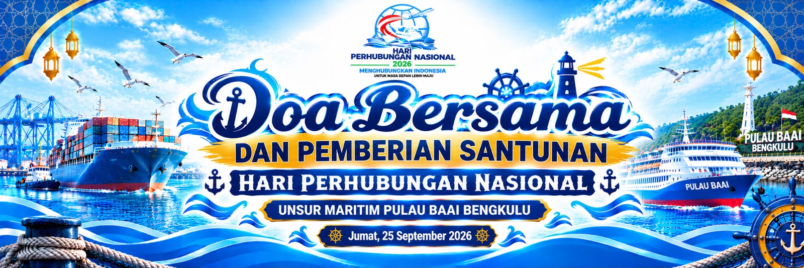 Doa Bersama dan Pemberian Santunan Dalam Rangka Hari Perhubungan Nasional 2026